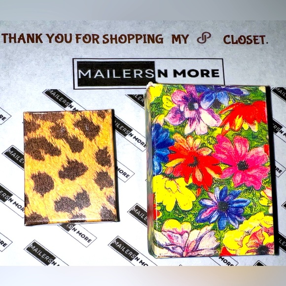 Gift Box Jewelry box +custom stickers may have ribbon for gift jewelry accessory - Picture 3 of 16